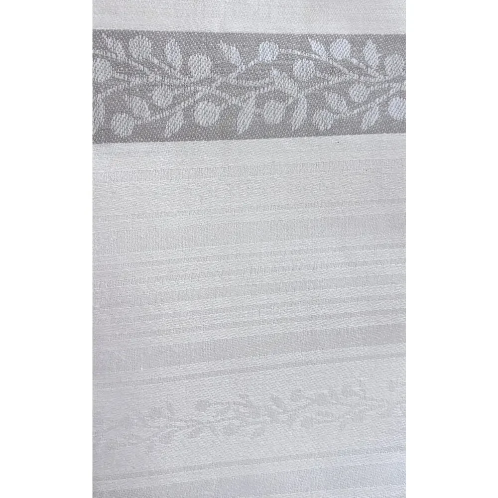 NWT Vintage Swedish Hellinne Fine Ivory Tablecloth 50x70cm Pure Linen BJÖRNLINNI